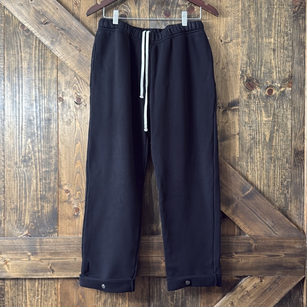 LES TIEN Snap Button Sweatpants - Picture 2 of 7